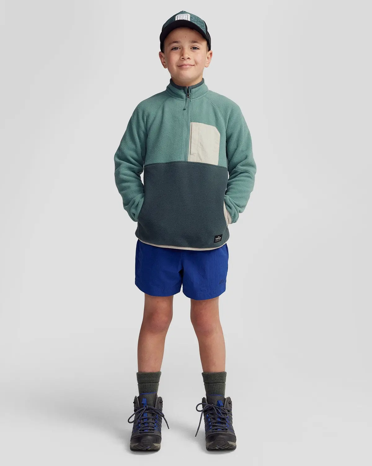 Kids’ Trailhead Fleece Lightweight Pullover - Light Forest 2