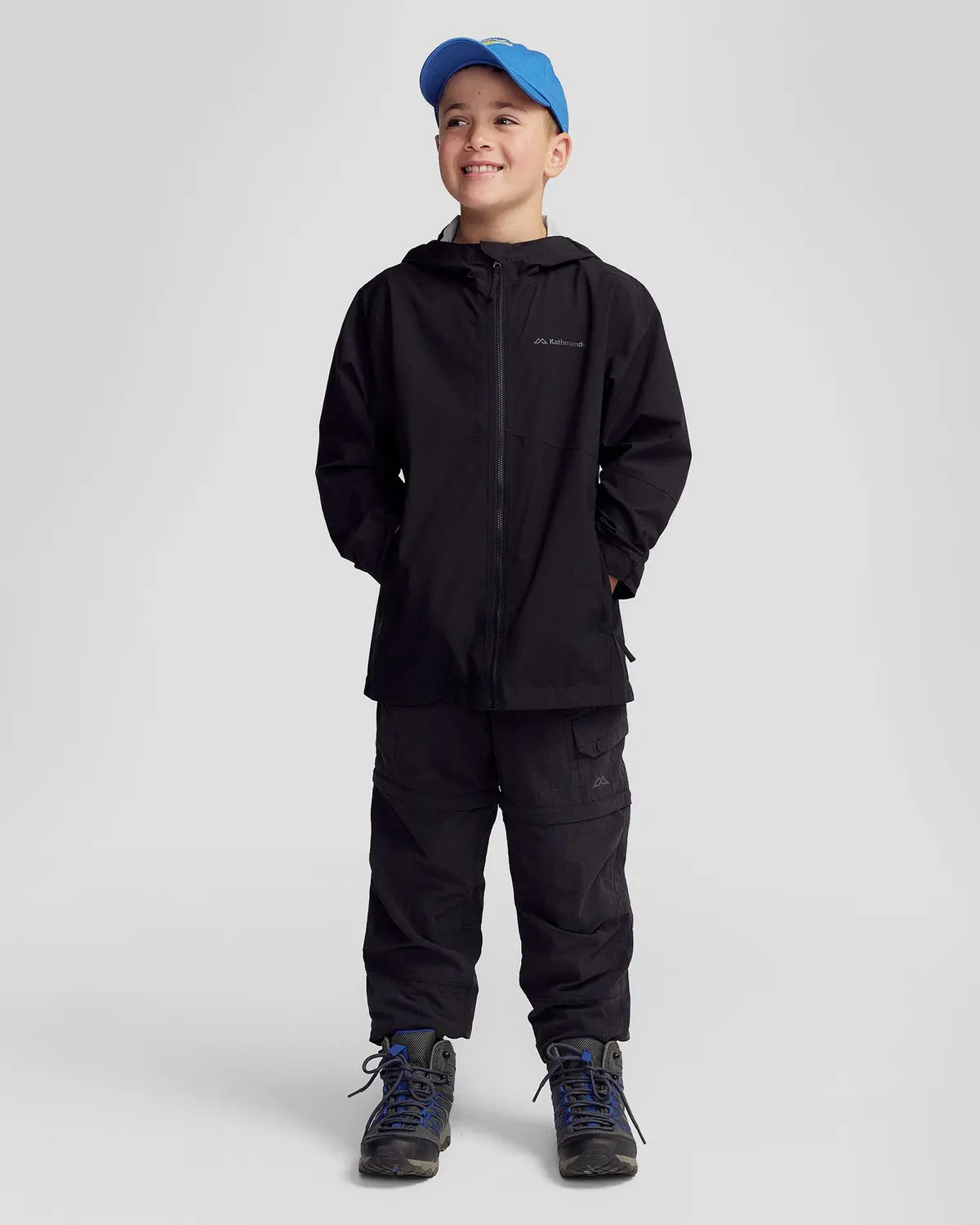 Kids’ Trailhead Stretch 2.5L Rain Jacket - Black 2