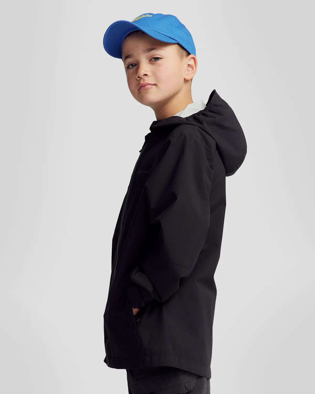 Kids’ Trailhead Stretch 2.5L Rain Jacket - Black 3