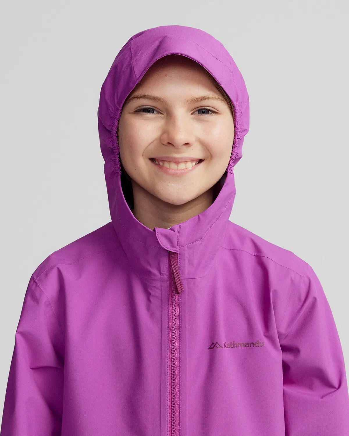 Kids’ Trailhead Stretch 2.5L Rain Jacket - Vivid Purple 5