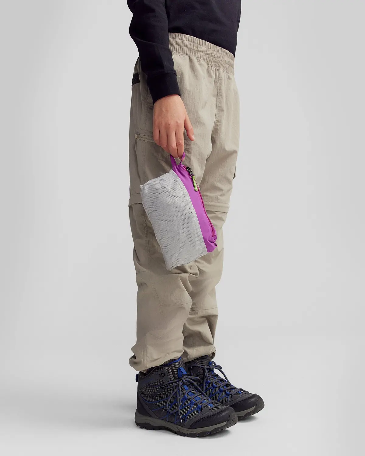 Kids’ Trailhead Stretch 2.5L Rain Jacket - Vivid Purple 6