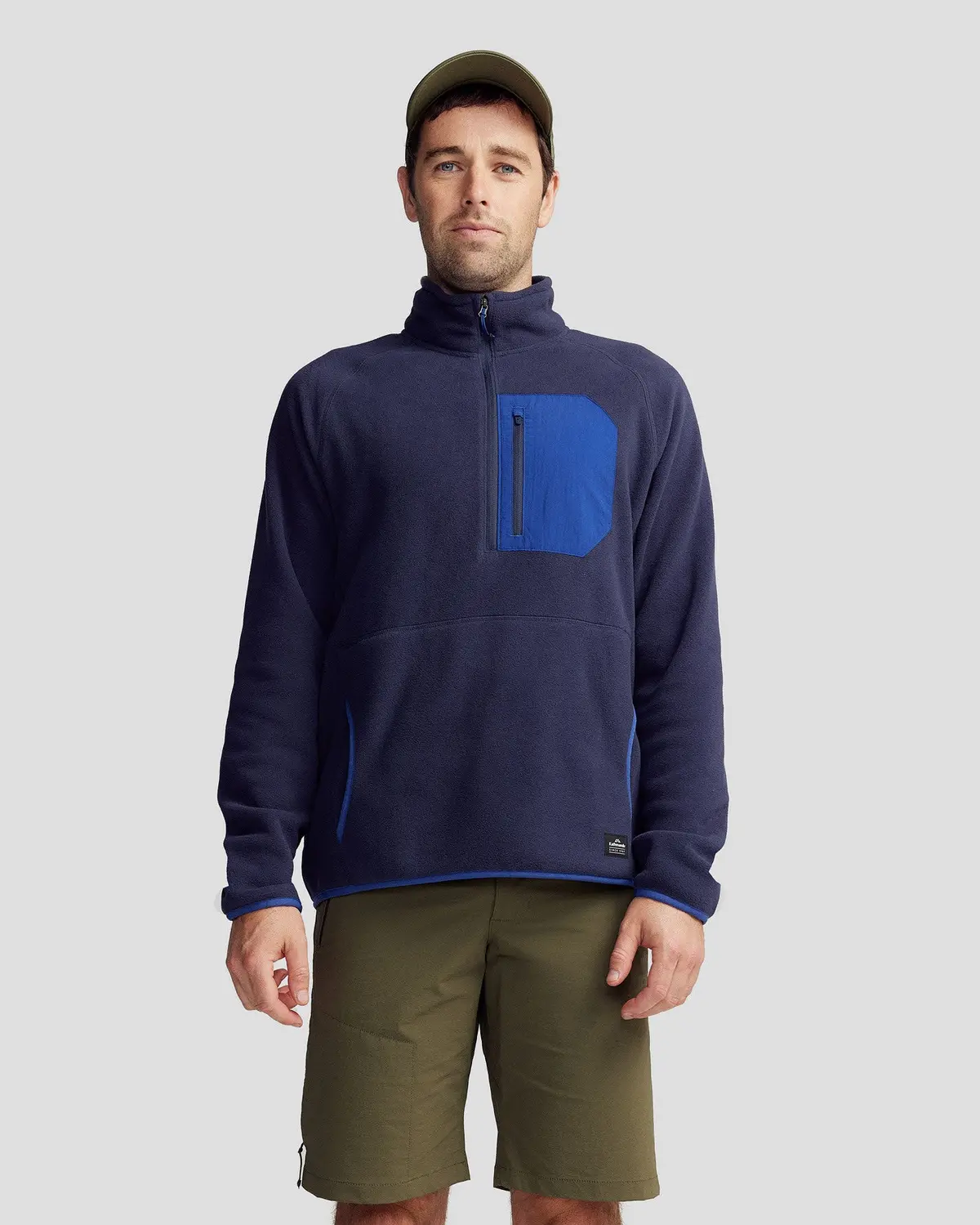 Men’S Trailhead Lightweight Fleece Pullover -  Bright Navy/Pure Navy 1