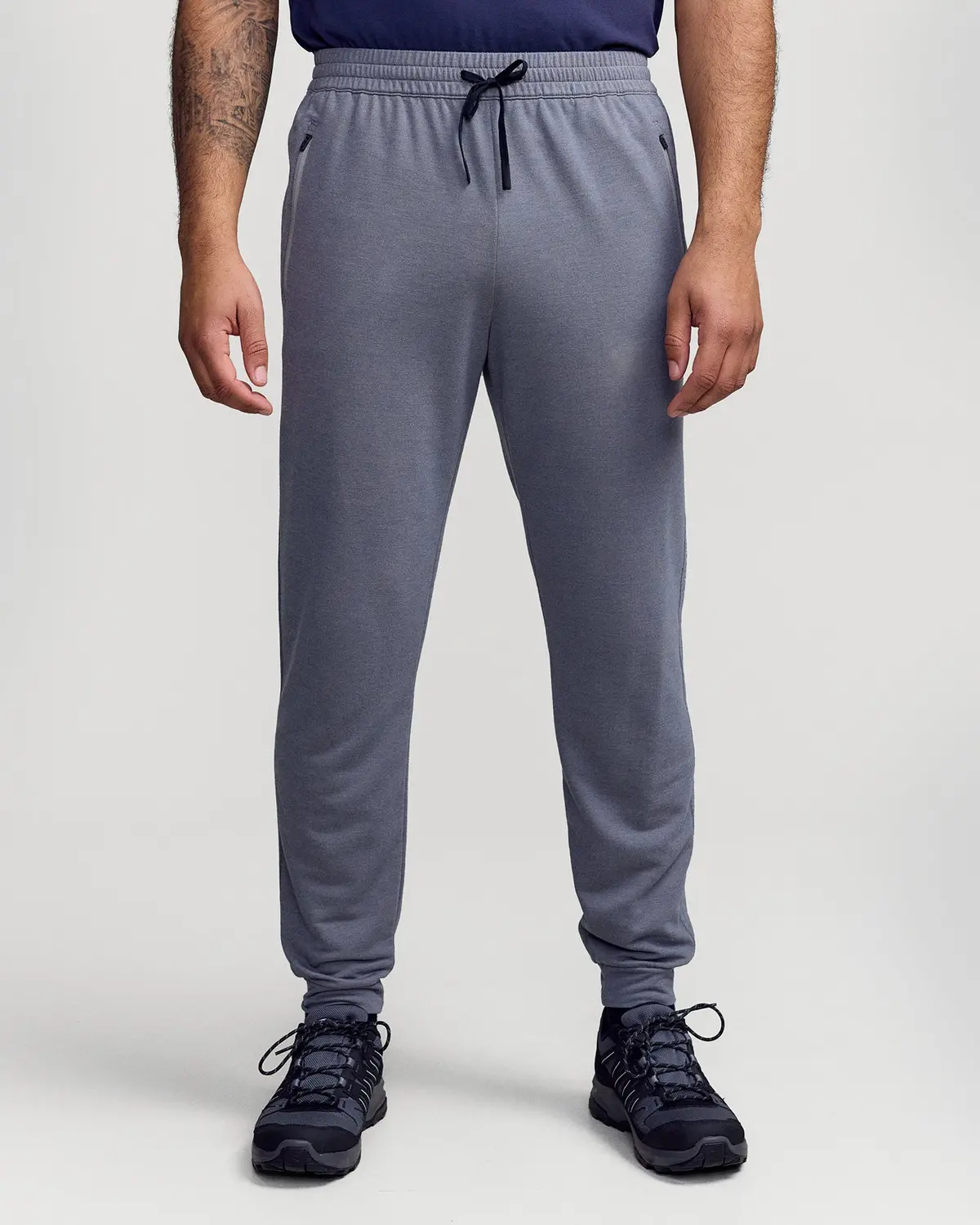 Men’S Anytime Joggers - Mid Grey Marle 1
