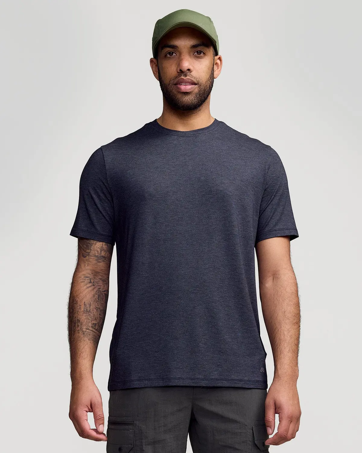 Men’S Anytime T - Shirt - Charcoal Marle 1