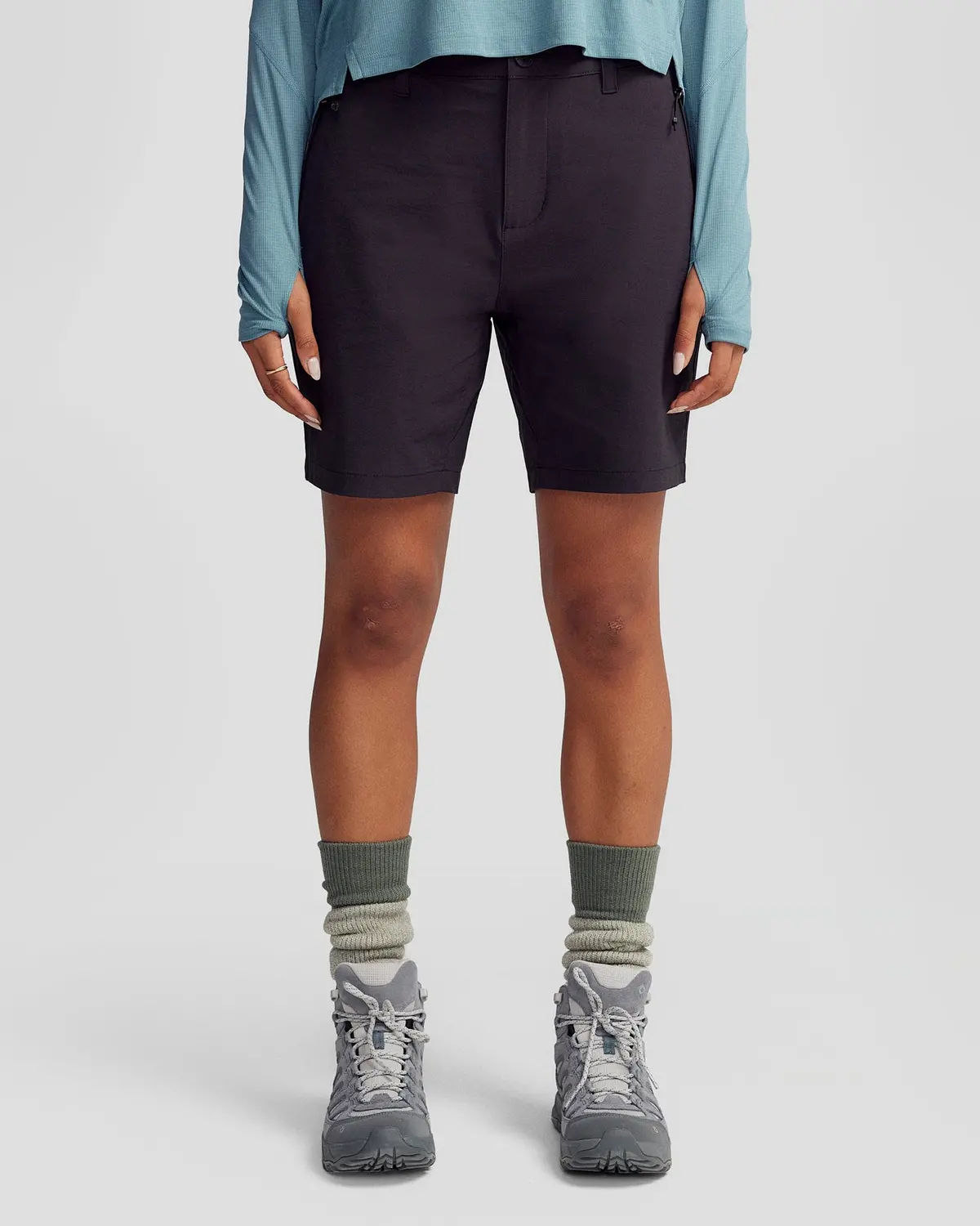 Women’S Ridge 7” Shorts - Black Stingray 1