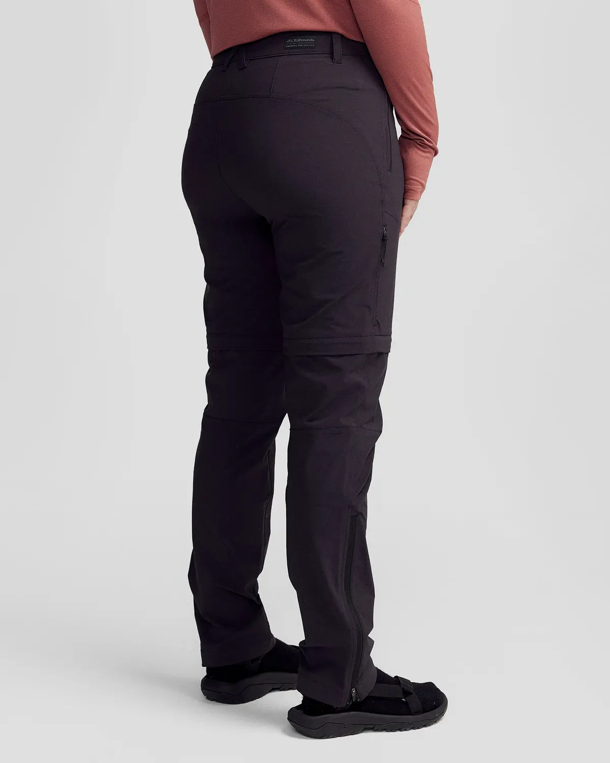 Women's Ridge Convertible Pants - Black Stingray 7