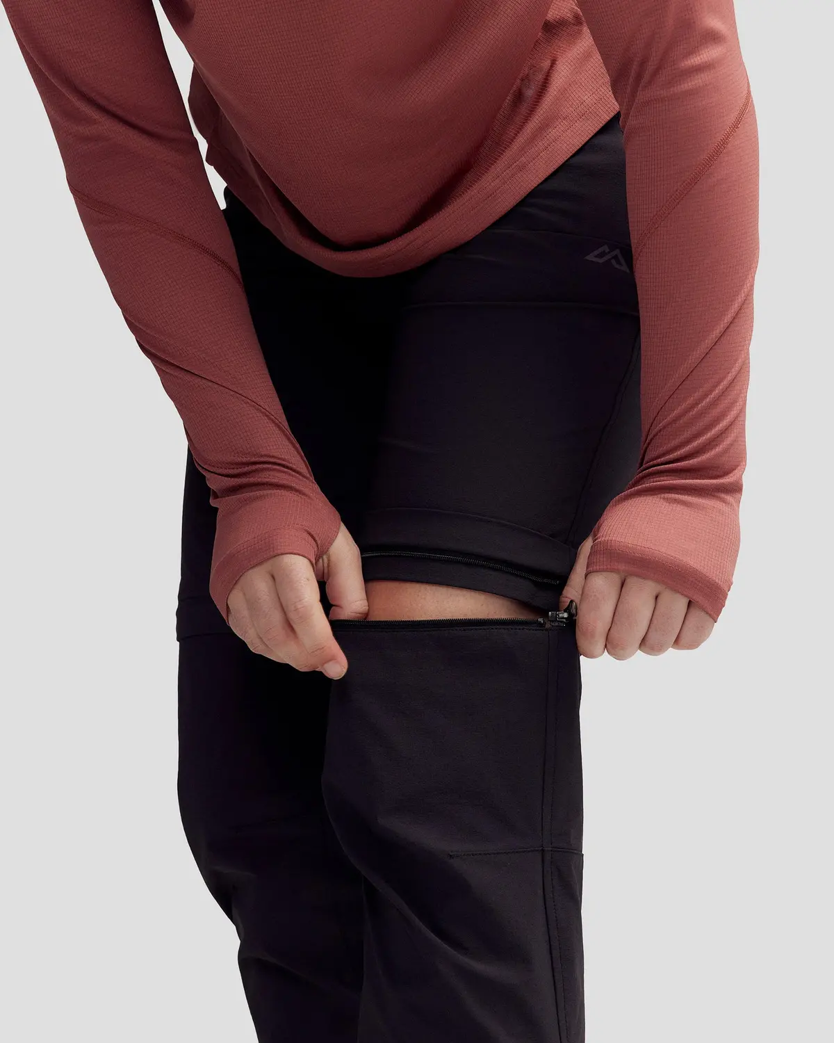 Women's Ridge Convertible Pants - Black Stingray 2