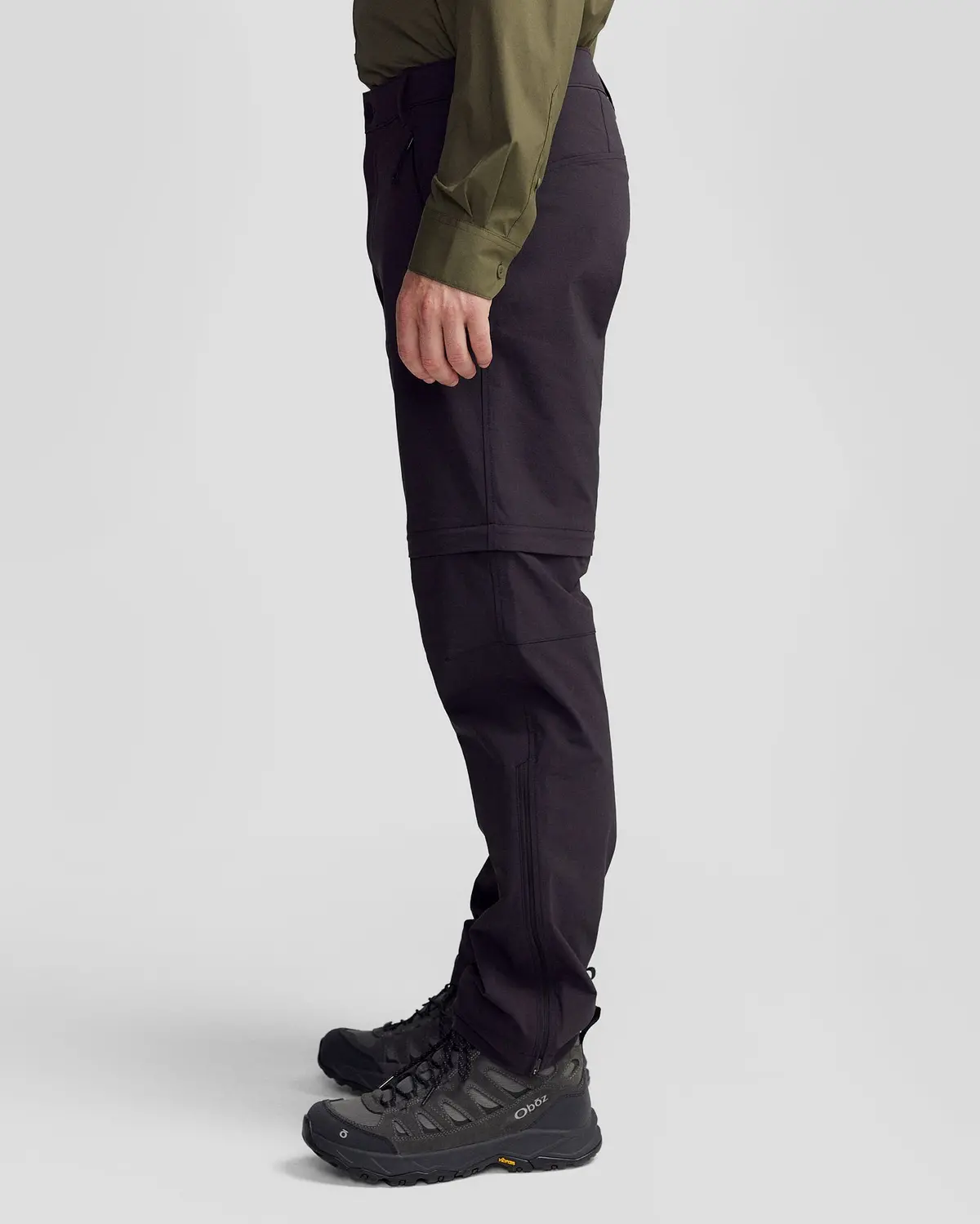 Men’S Ridge Convertible Pants - Black Stingray 5