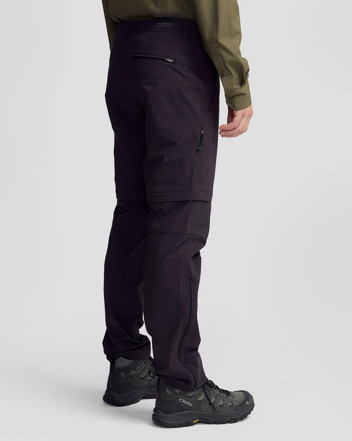 Men’S Ridge Convertible Pants - Black Stingray 6