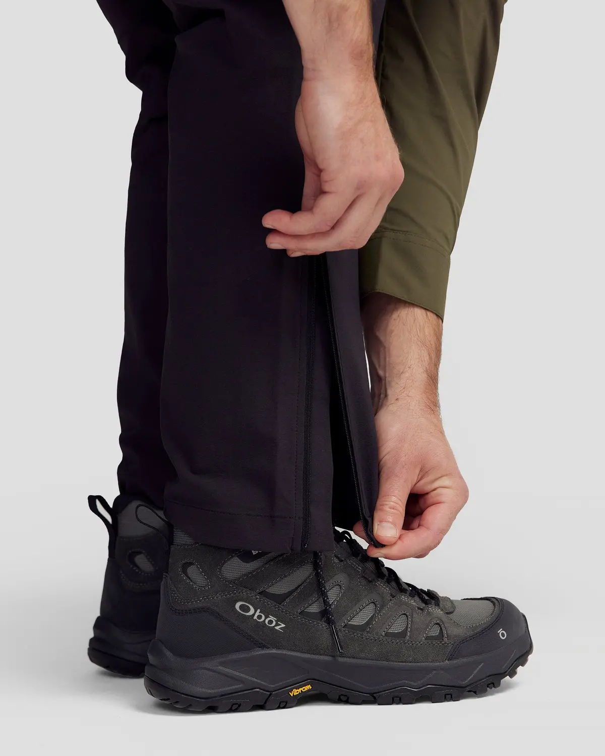 Men’S Ridge Convertible Pants - Black Stingray 2