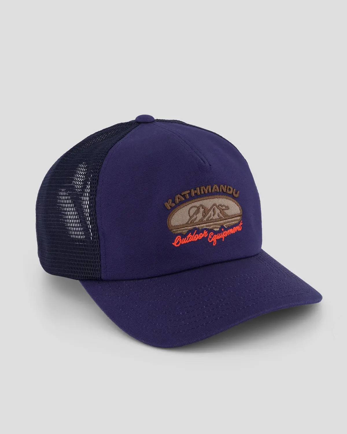 Embroidered Trucker Cap  -  Pure Navy 1