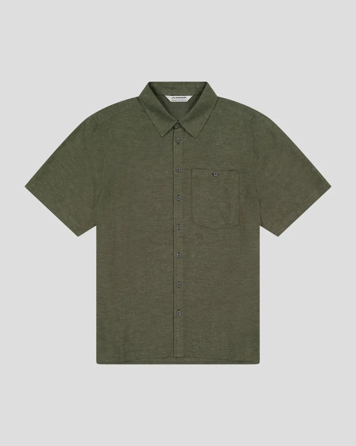 Men’S Weekend Natural Short Sleeve Shirt -  Beech Chambray 1