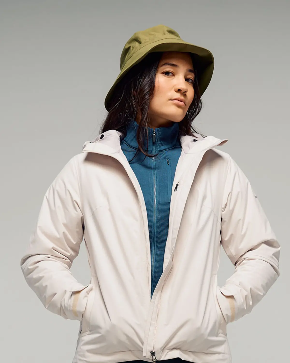 Trailhead Rain Bucket Hat -  Dark Fern 1