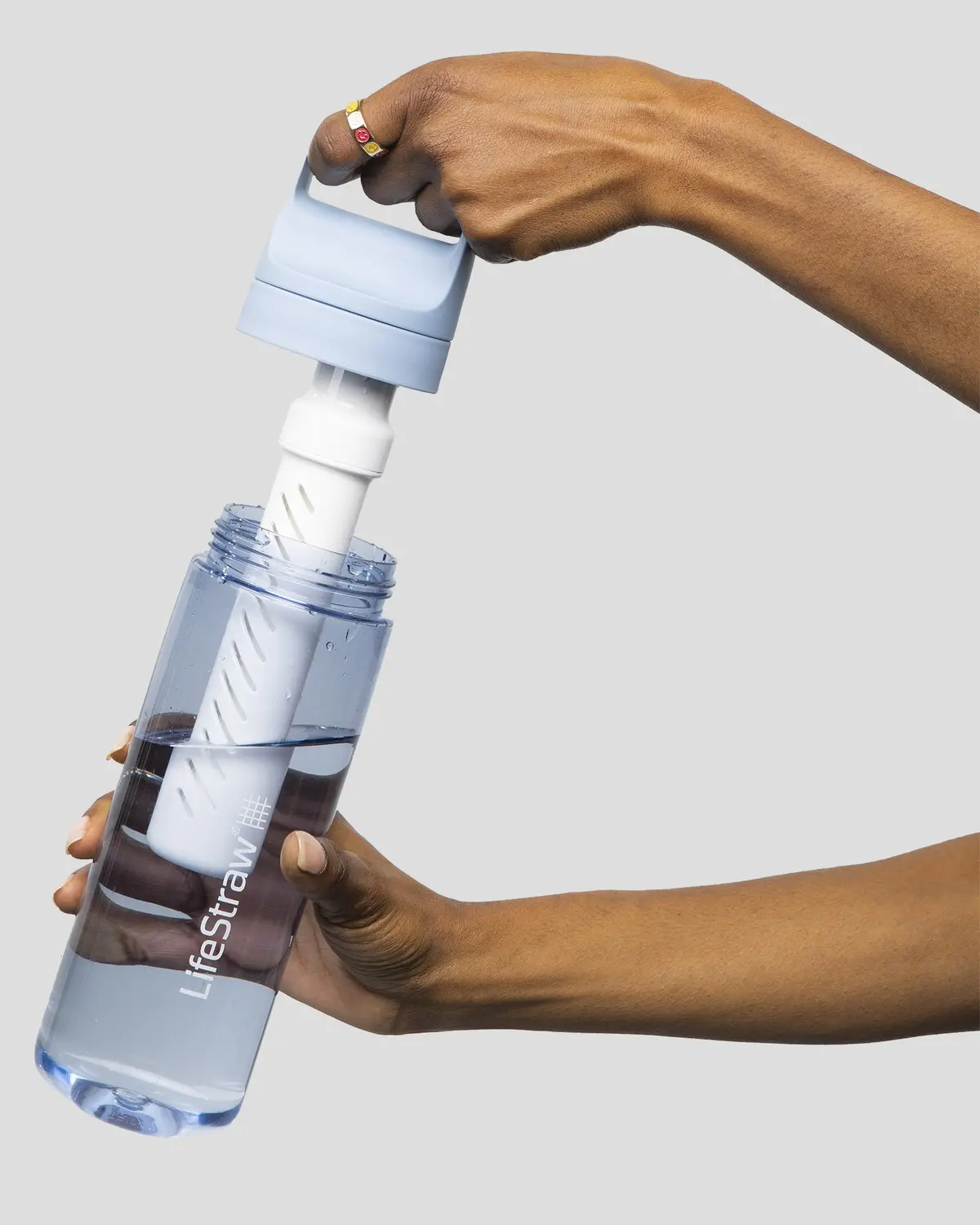 Lifestraw Go 2.0 Water Filter Bottle 650Ml - Icelandic Blue 2