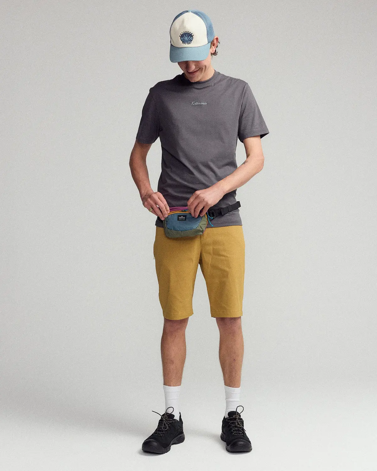 Men’S River Organic Cotton T-Shirt  -  Shale 2