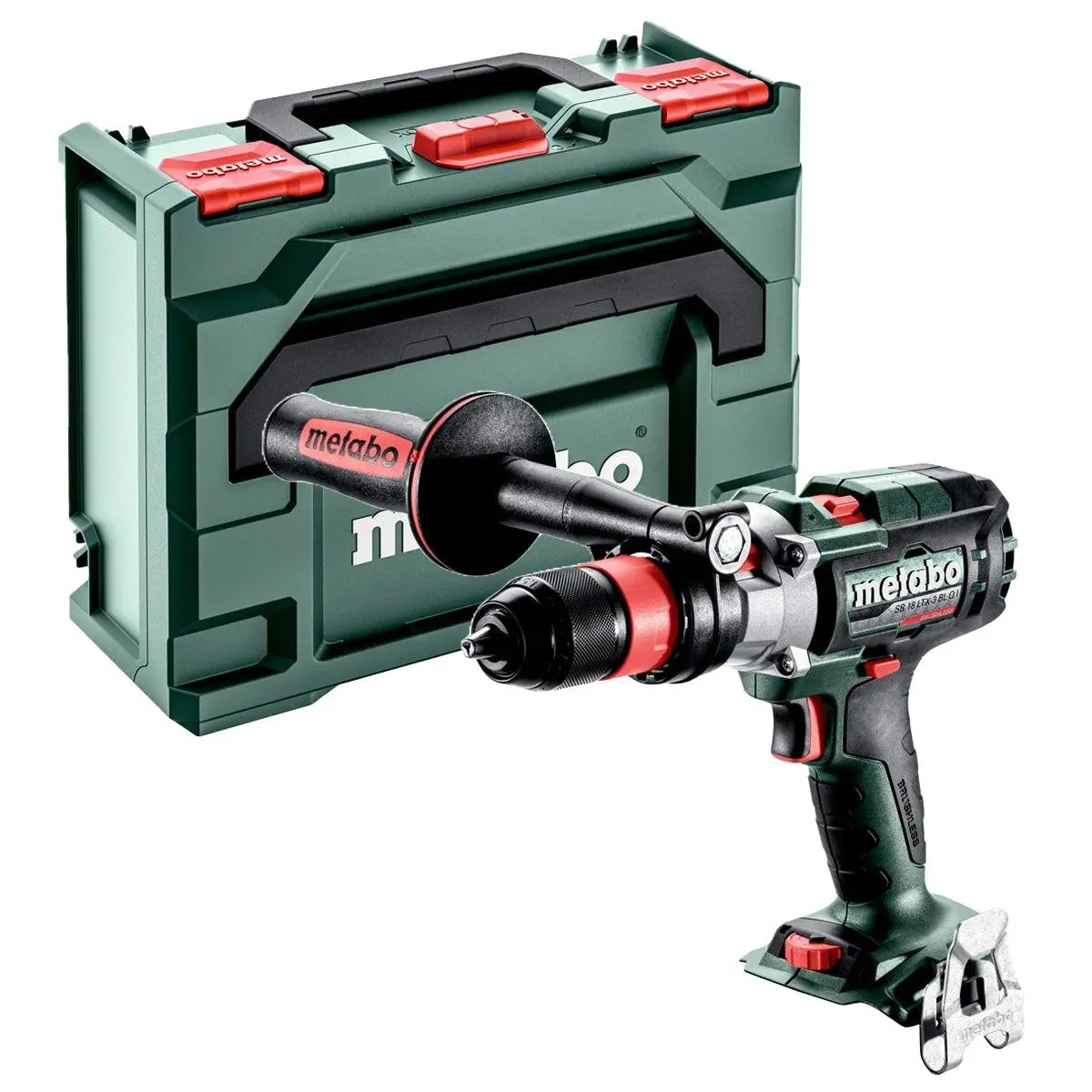 Metabo Sb 18 Ltx-3 Bl Q I 18V Brushless Combi Drill Body Only & Metabox 603185840 1