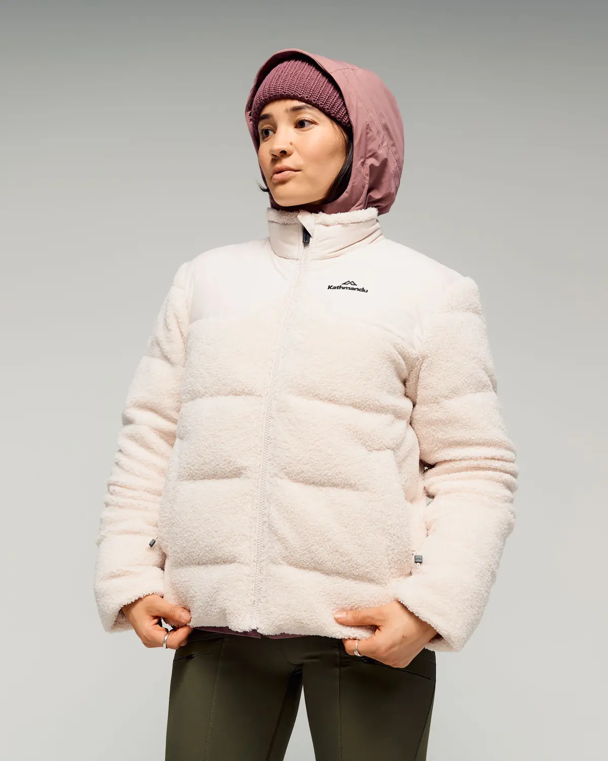 Women's Epiq Hybrid Fleece Jacket - Shroom 1