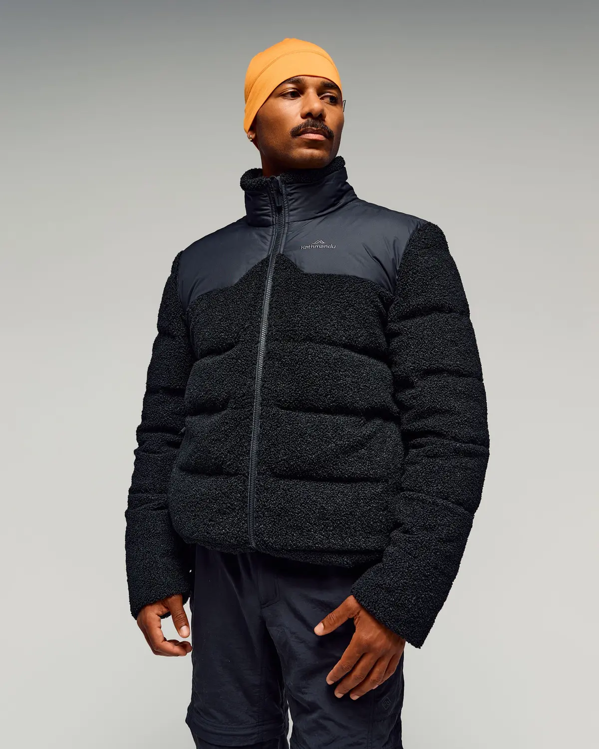 Men's Epiq Hybrid Fleece Jacket - Black Stingray 1