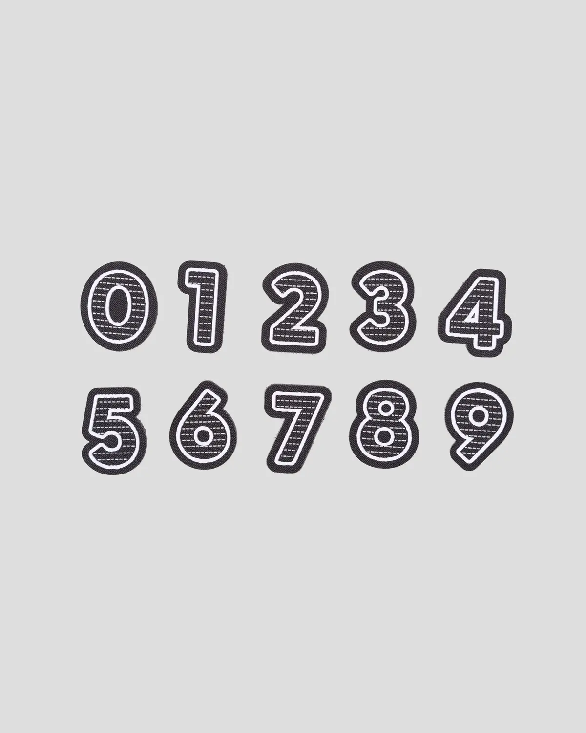 Trailhead Badge - Numbers -  Black 1