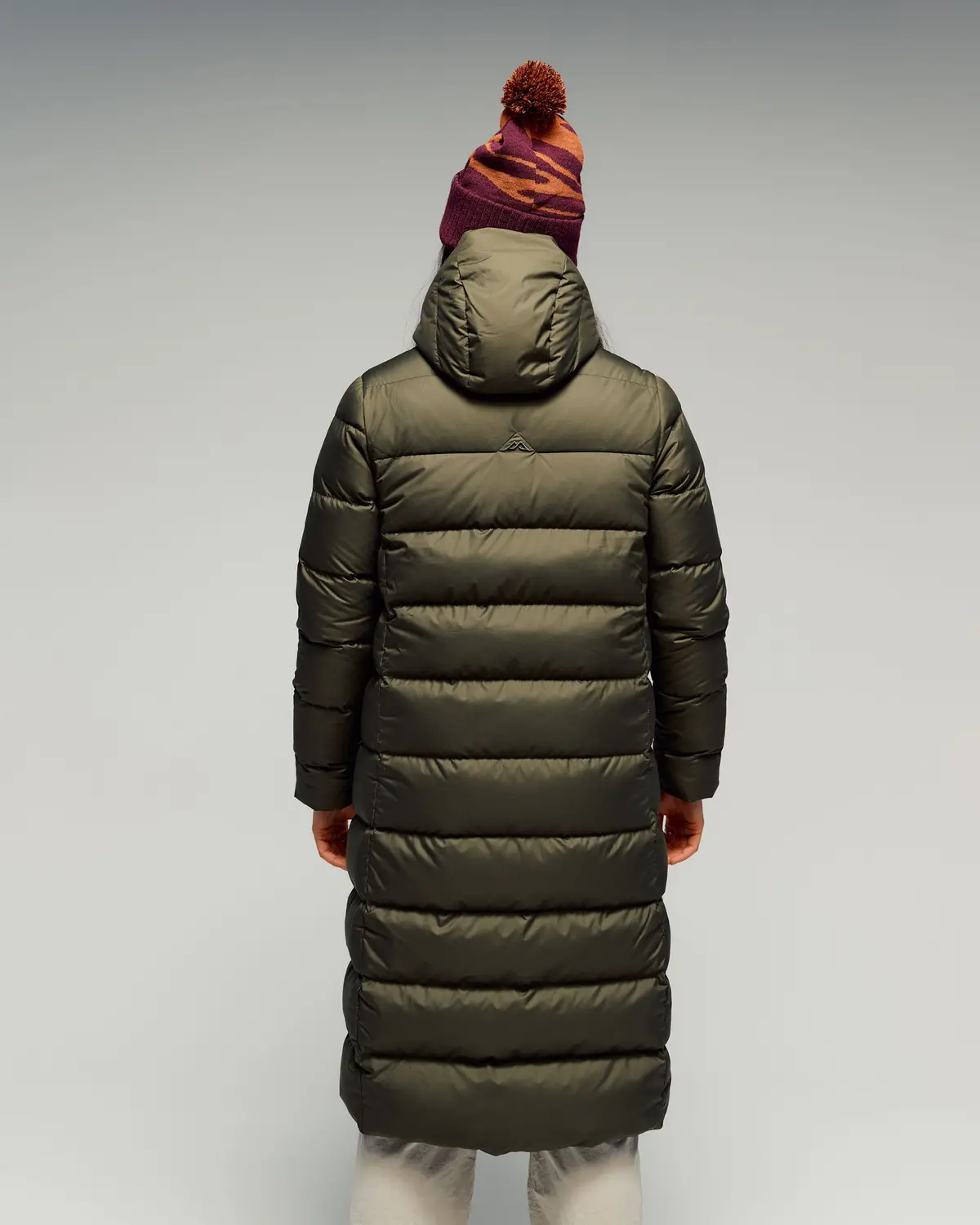 Women's Epiq Down Hooded Long Parka V2 - Light Moss 4