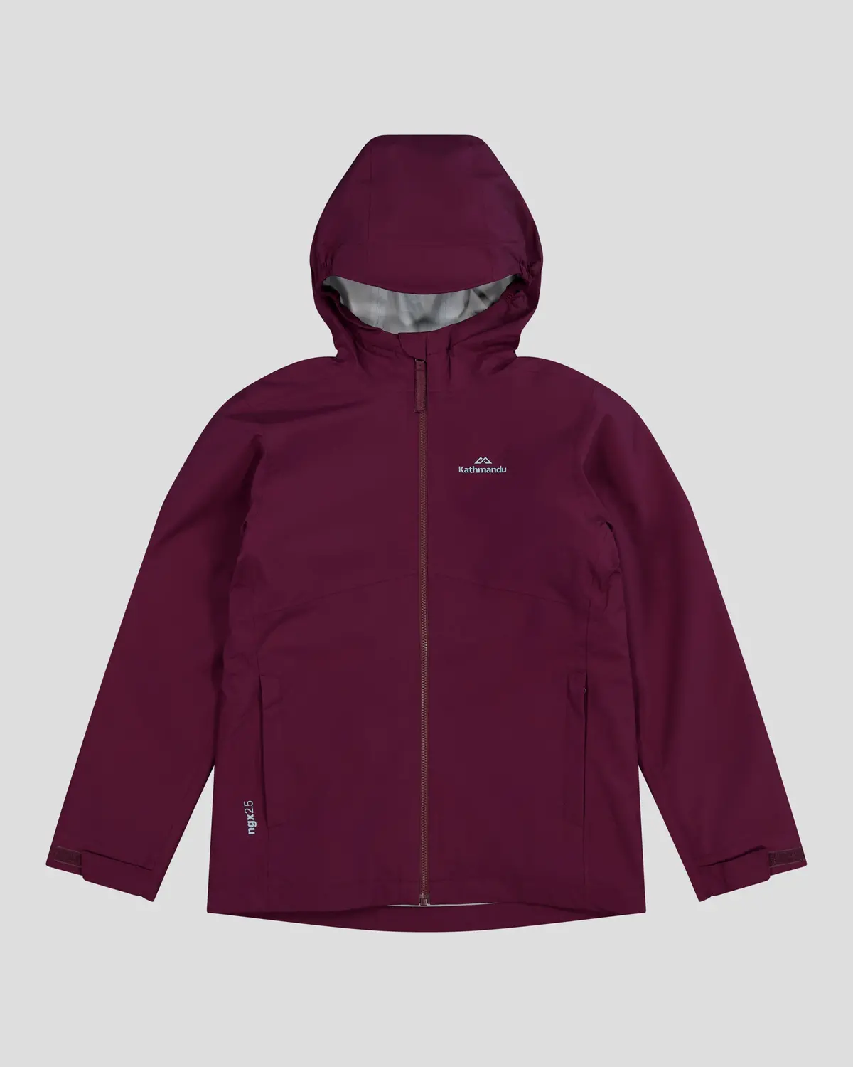 Kids Trailhead 3In1 Rain Hooded Jacket -  Mulberry 1