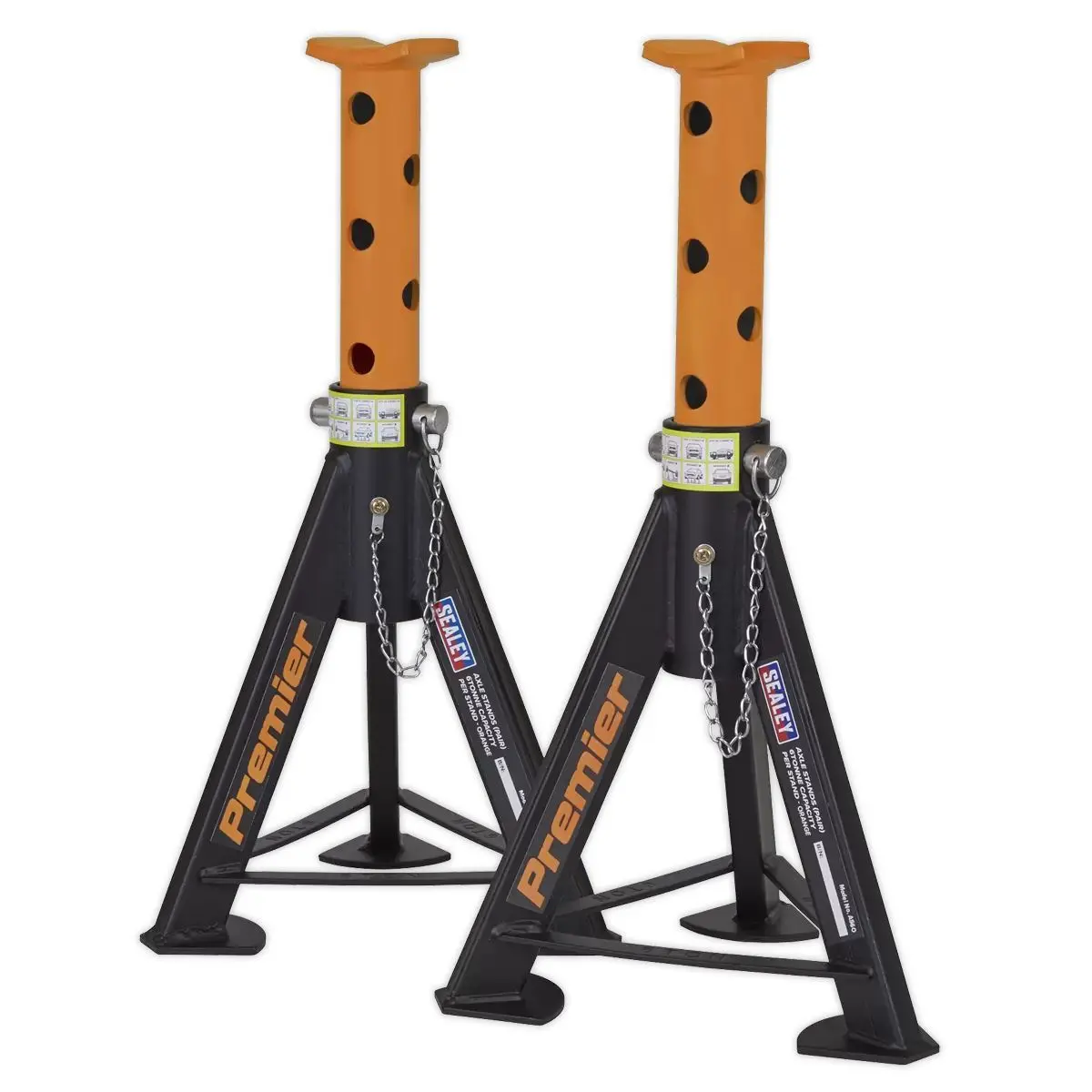 Sealey As6o Axle Stands 6 Tonne Capacity Per Stand 1