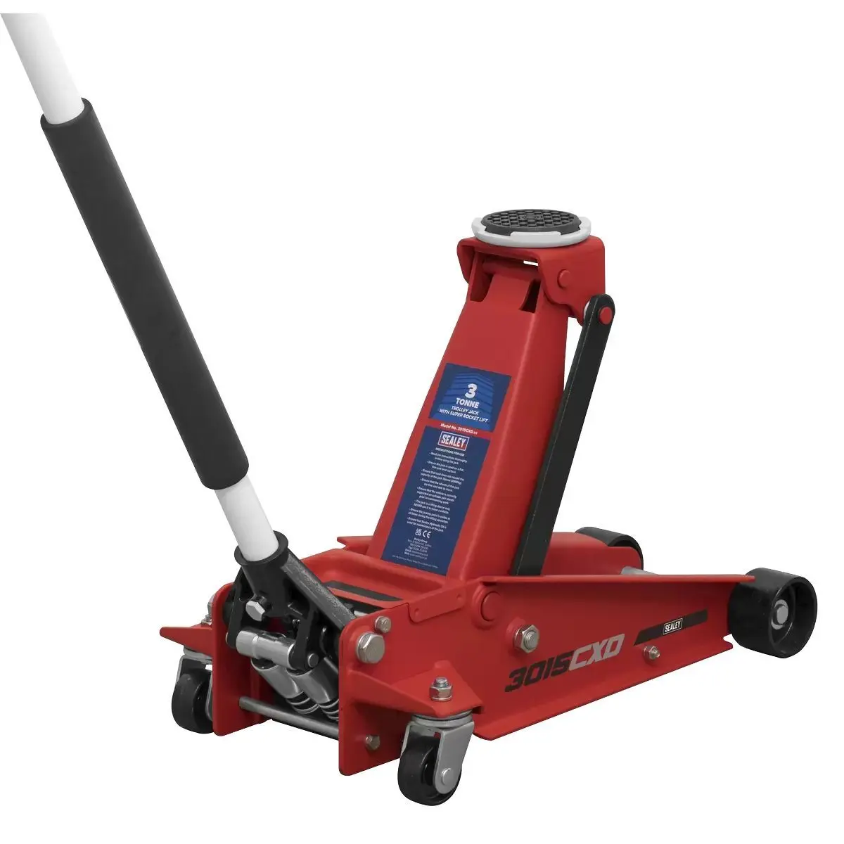 Sealey 3015Cxd Trolley Jack Super Rocket Lift 3Tonne 1