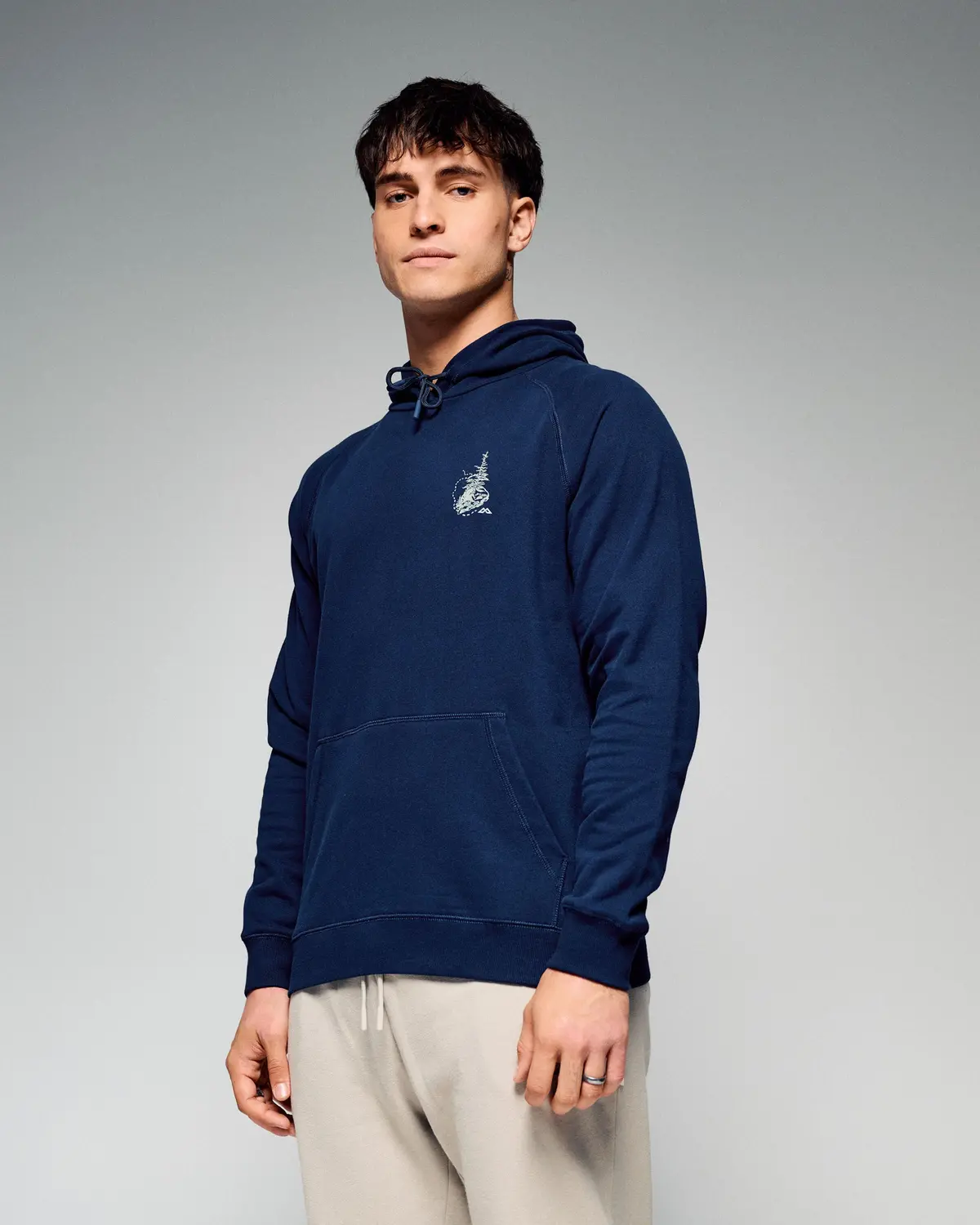Men's On The Trail Hoodie -  Classic Navy 1