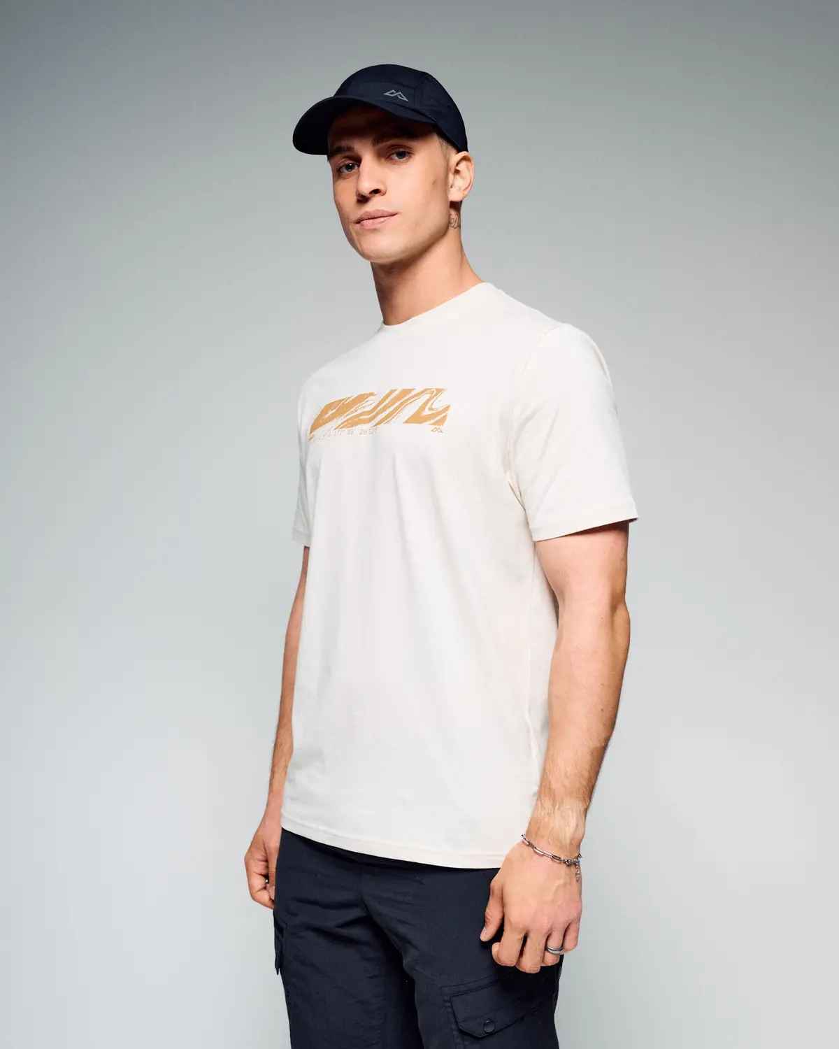 Men's Braided River Organic Cotton T-Shirt -  Shroom 2