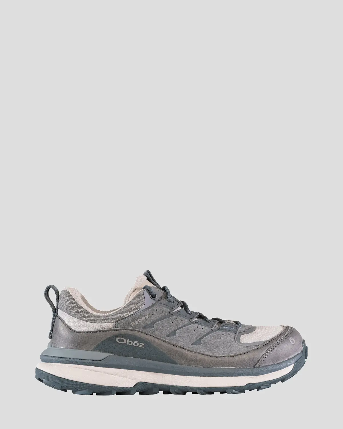 Women's Oboz Hyalite Low B-Dry Shoes - Gray Owl 1