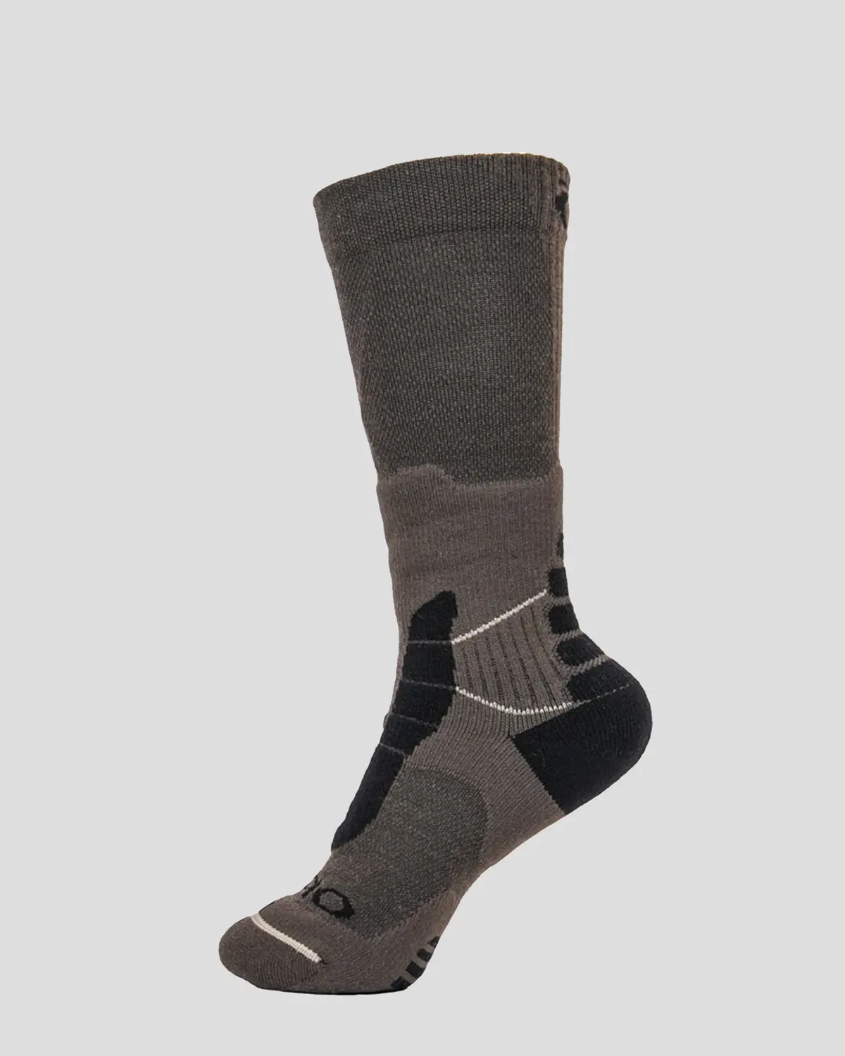 Oboz Bridger Heavyweight Hike Sock - Classic Brown 1