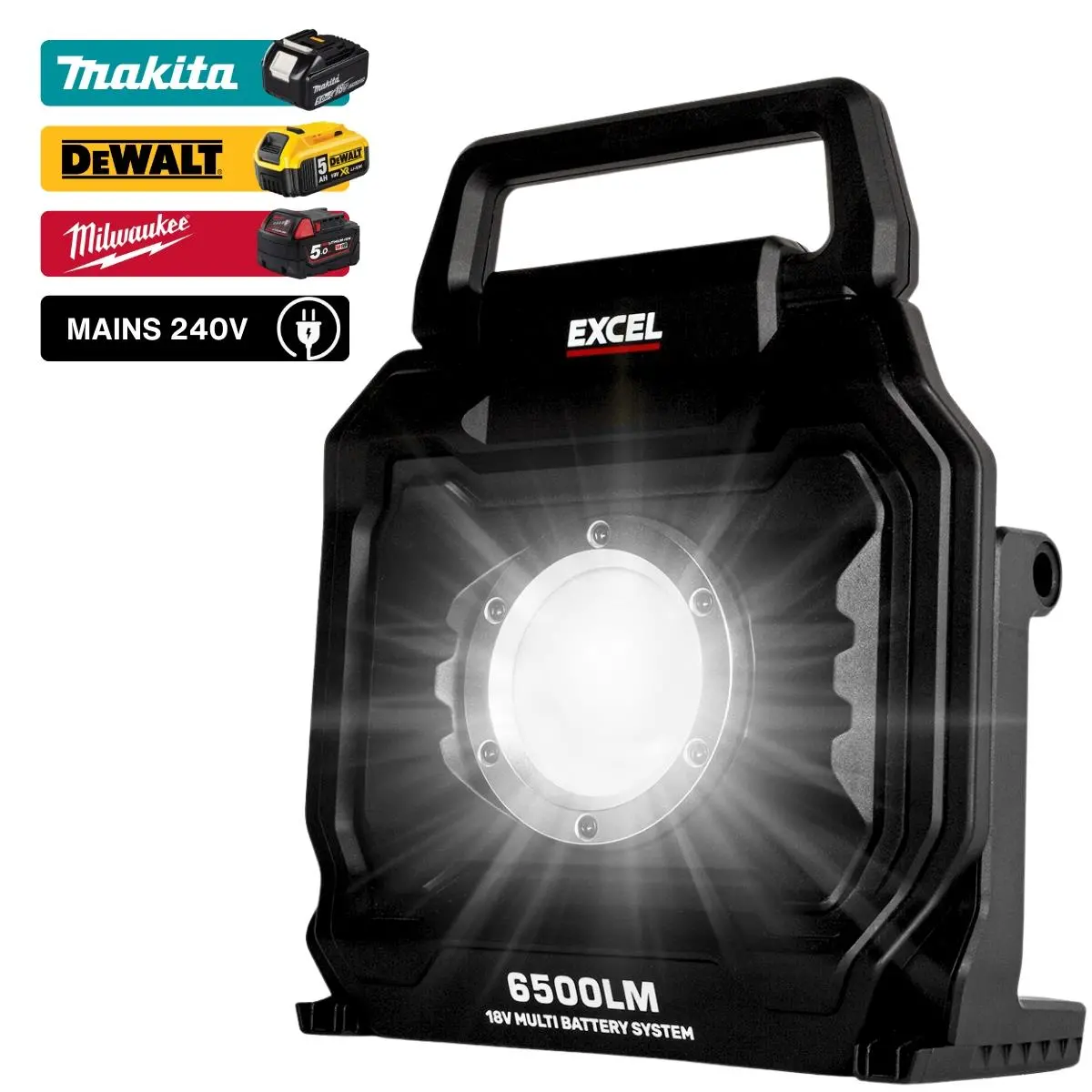 Excel 18V Led Work Light 6500 Lumens 1