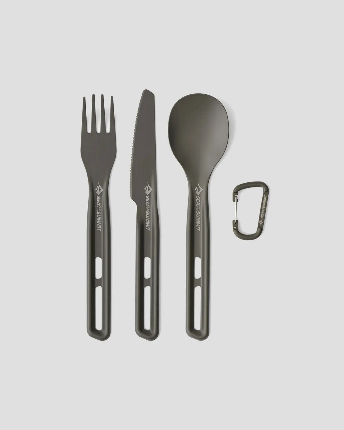 Sea To Summit Frontier Ul Cutlery Set - Fork, Spoon & Knife - Anodised Grey 1