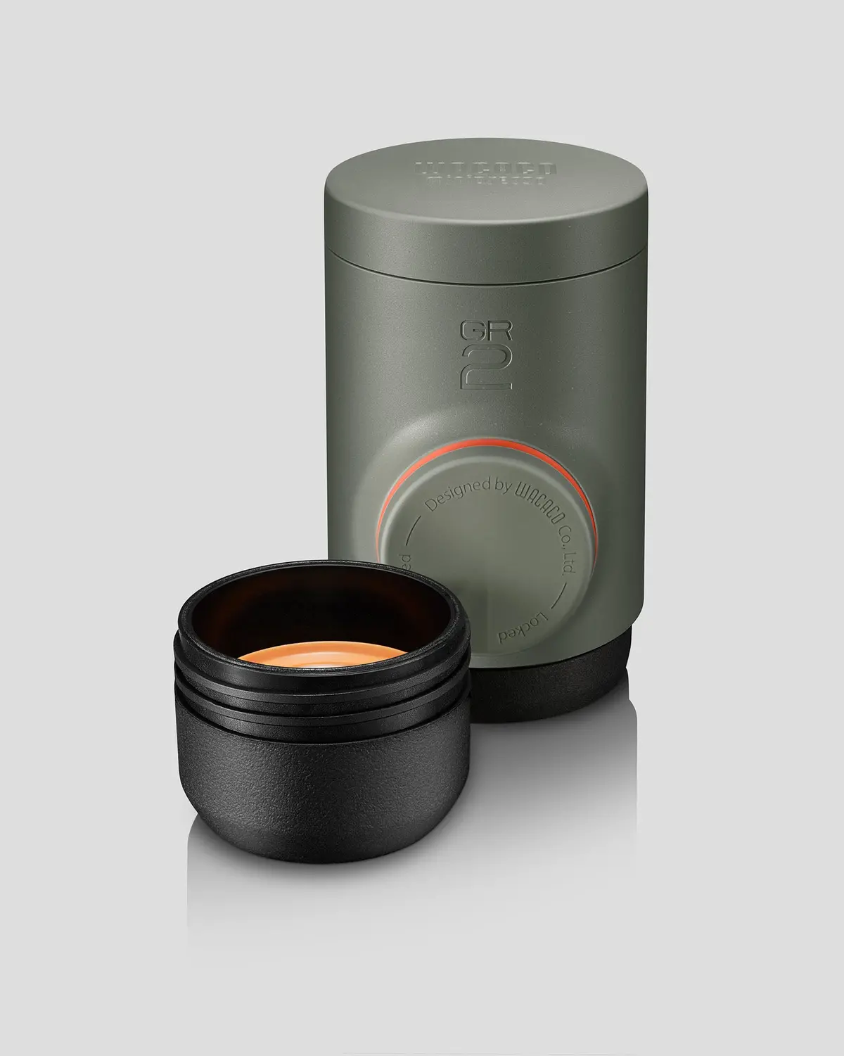 Minipresso Gr2 Portable Espresso Machine - Gray Olive 2