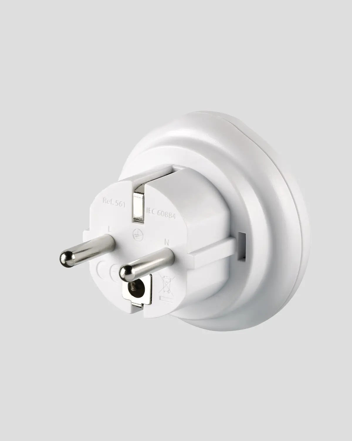 Go Travel Aus - Eu Adaptor - White 2