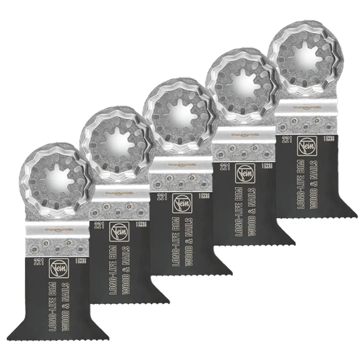 Fein 50Mm Starlock E-Cut Long-Life Bim Saw Blade 63502221230 Pack Of 5 1