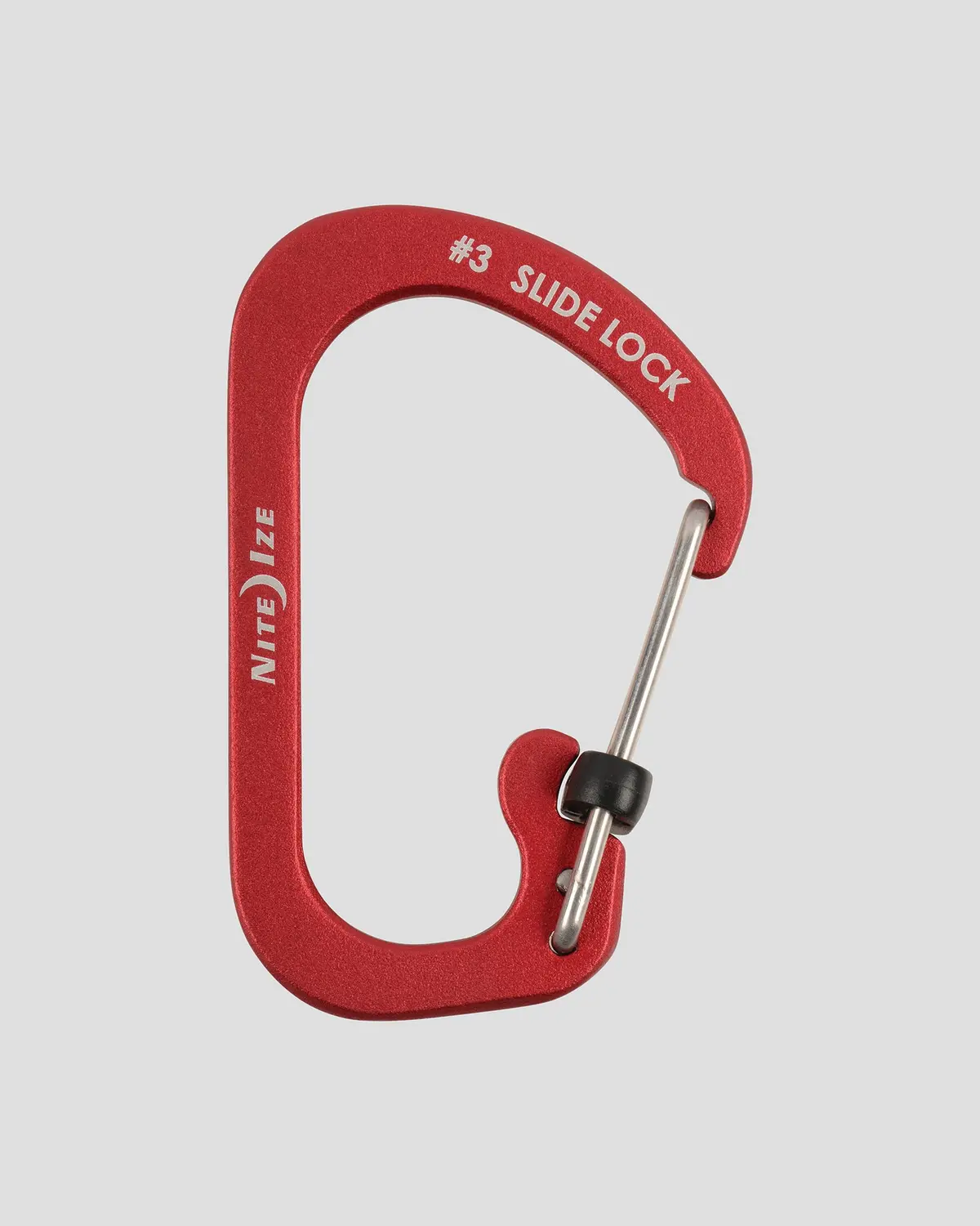 Nite Ize Slidelock Carabiner Aluminium #3  - Red 1