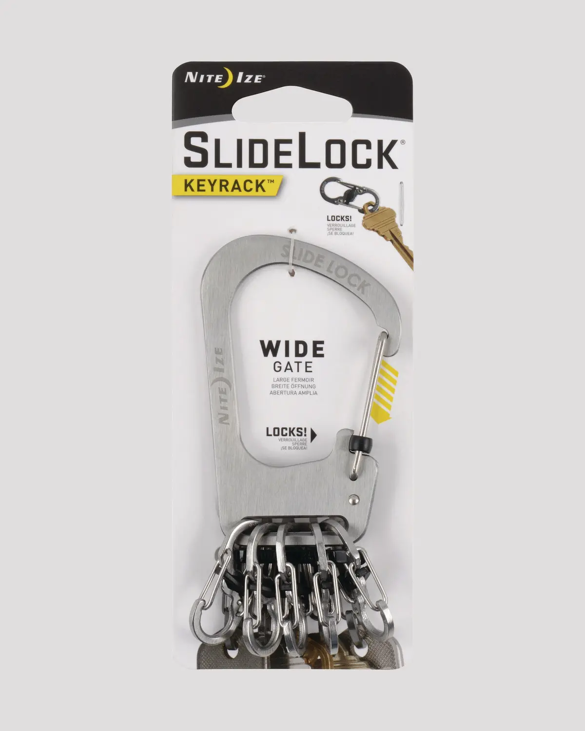 Nite Ize Slidelock® Keyrack™ - Silver 1