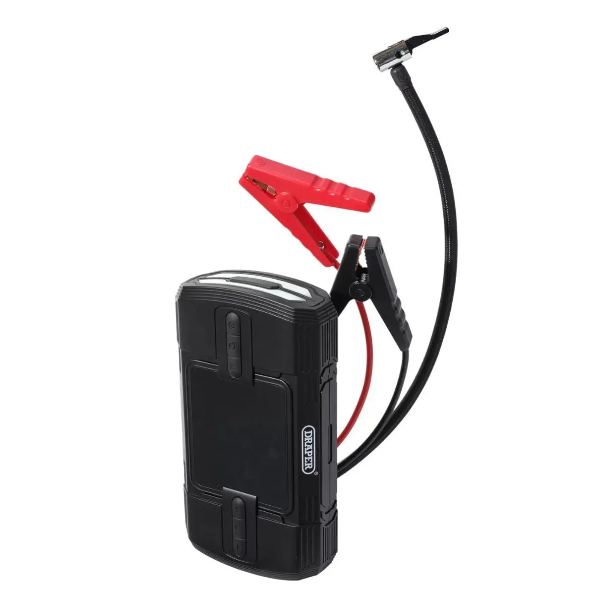 Draper Gt1200c 12V Jump Starter And Tyre Inflator 1200A Portable Car Battery Booster & Air Pump 23722 1