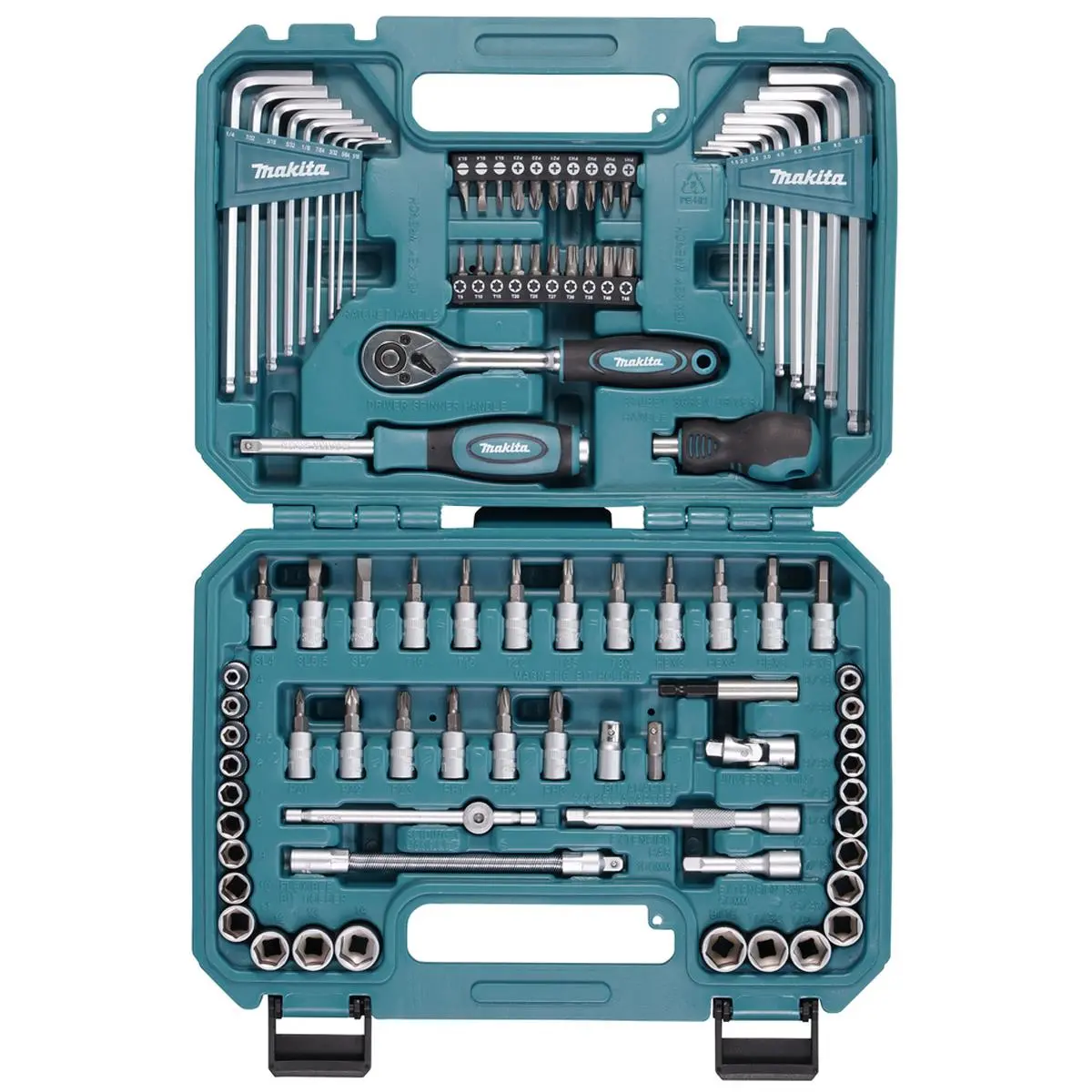 Makita E-15752 Screw Bit & Socket Set Of 91 Pieces In Case 1