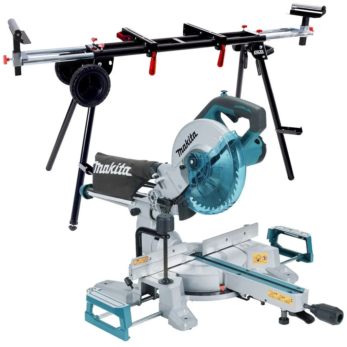 Makita Ls0816f/2 216Mm Slide Compound Mitre Saw 240V With Adjustable Stand 1