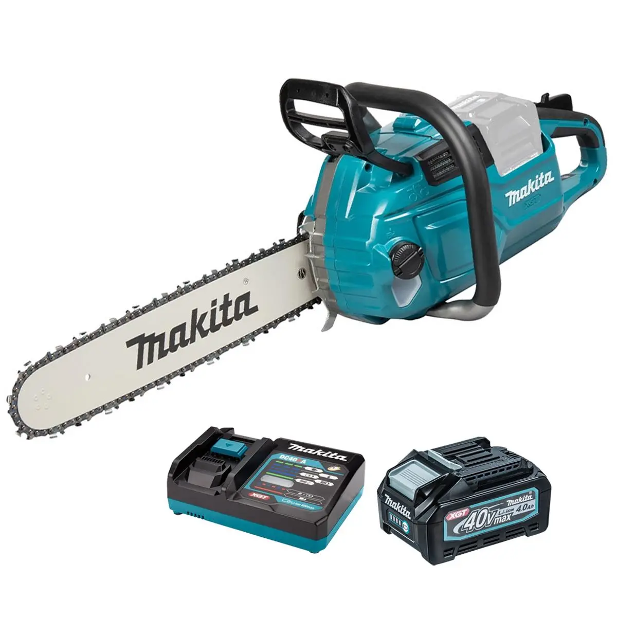 Makita Uc030gz 40V Max Xgt Brushless Chainsaw With 1 X 4.0Ah Battery & Charger 1
