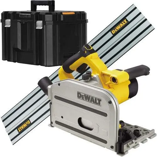 Dewalt Dws520kt 165Mm Plunge Saw 240V With 1.5M Guide Rail 1