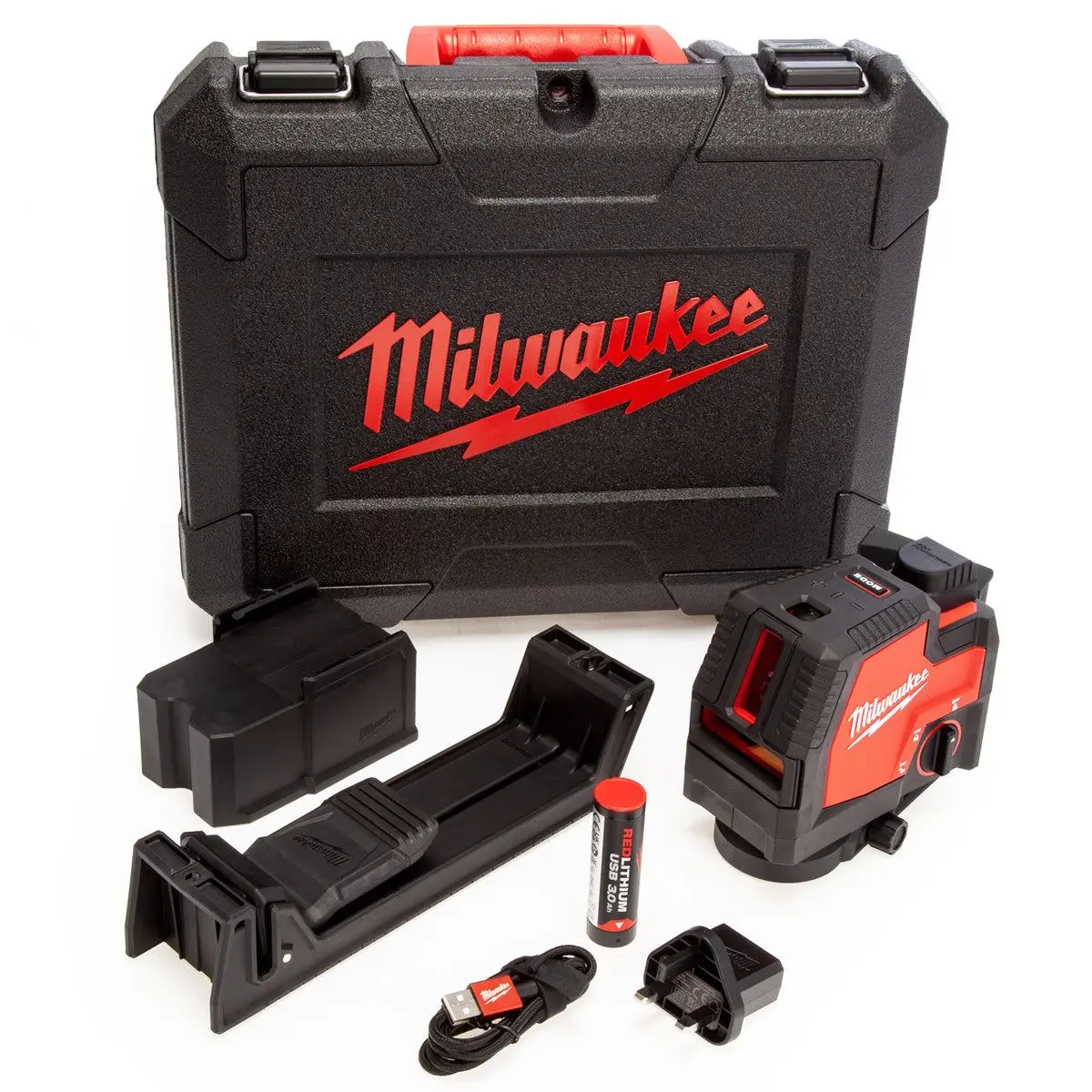 Milwaukee L4cllp-301C Green Cross Line Laser With Plumb Points 4933478244 1