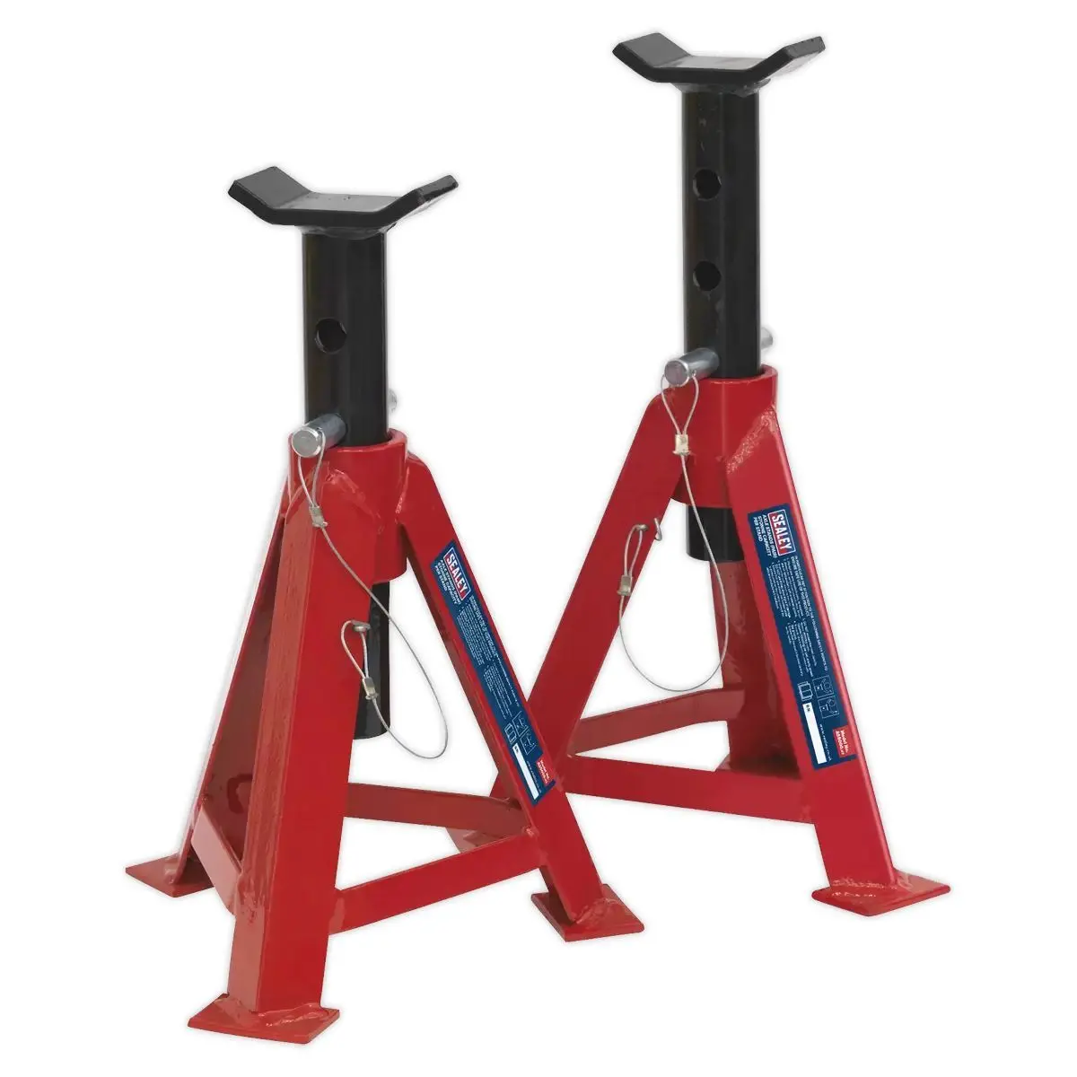 Sealey As5000 Axle Stands Pair 5 Tonne Capacity Per Stand 1