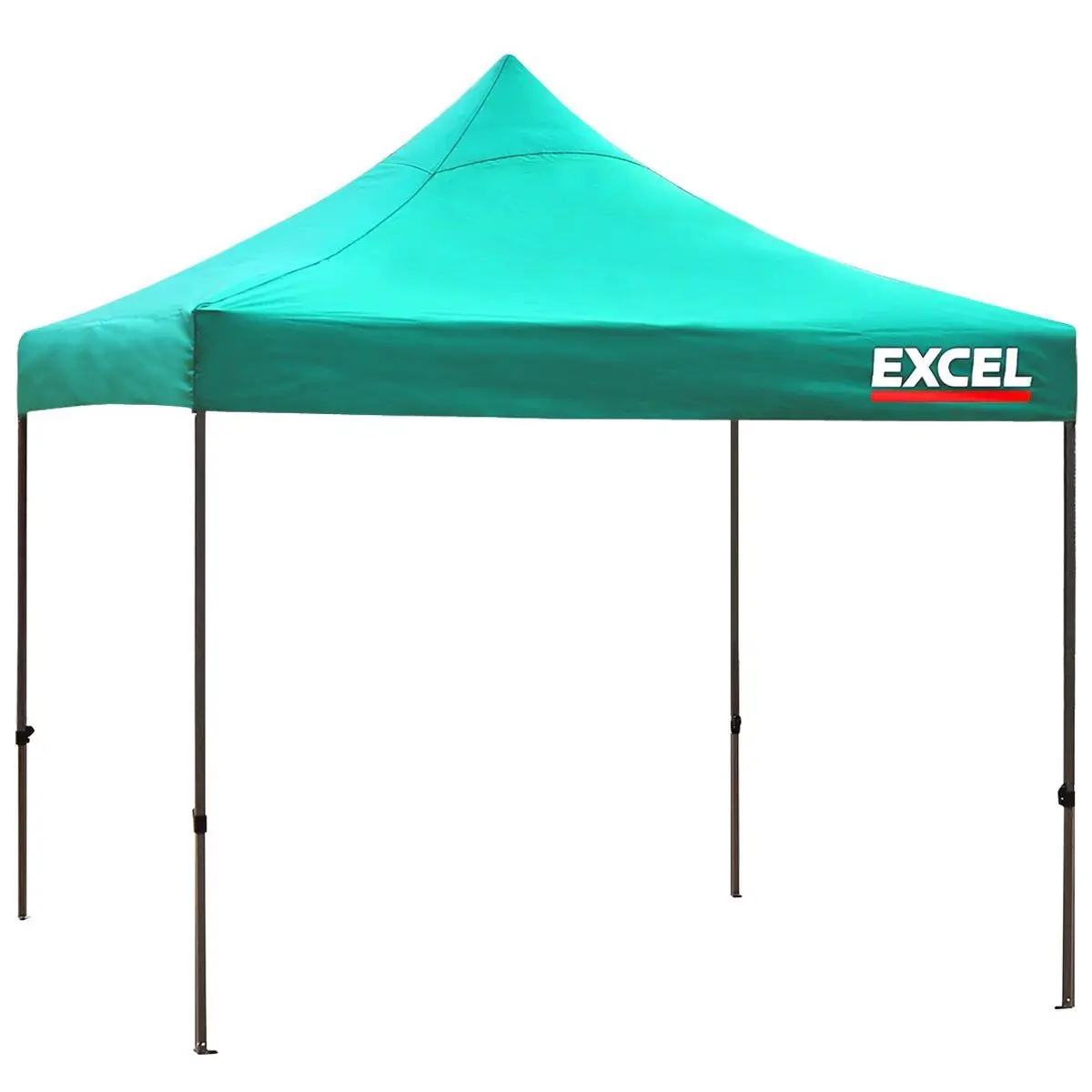 Excel Steel Gazebo 3M X 3M Green Heavy Duty Waterproof Wheel Bag With Sand Bag, Rope And Pegs 1