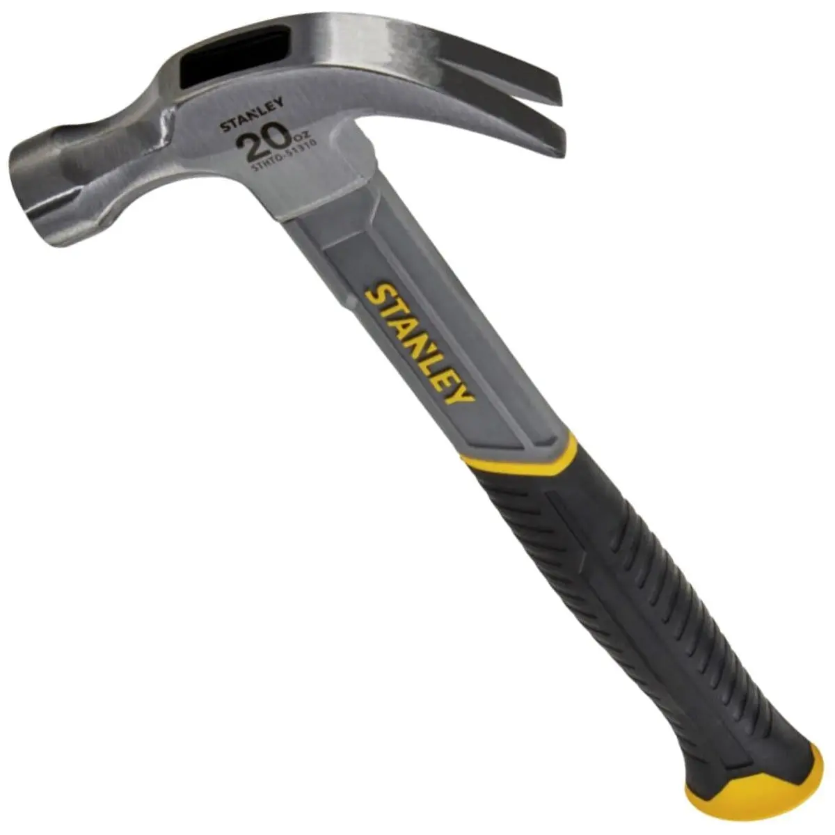 Stanley 20Oz Curved Fibreglass Claw Hammer Sta051310 1