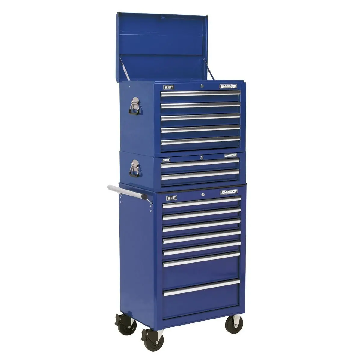 Sealey Apstacktc 14 Drawer Topchest Rollcab Combination Ball Bearing Slides 1