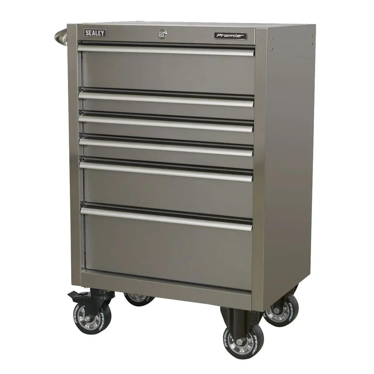 Sealey Ptb67506ss 6 Drawer Stainless Steel Heavy-Duty 675Mm Rollcab 2