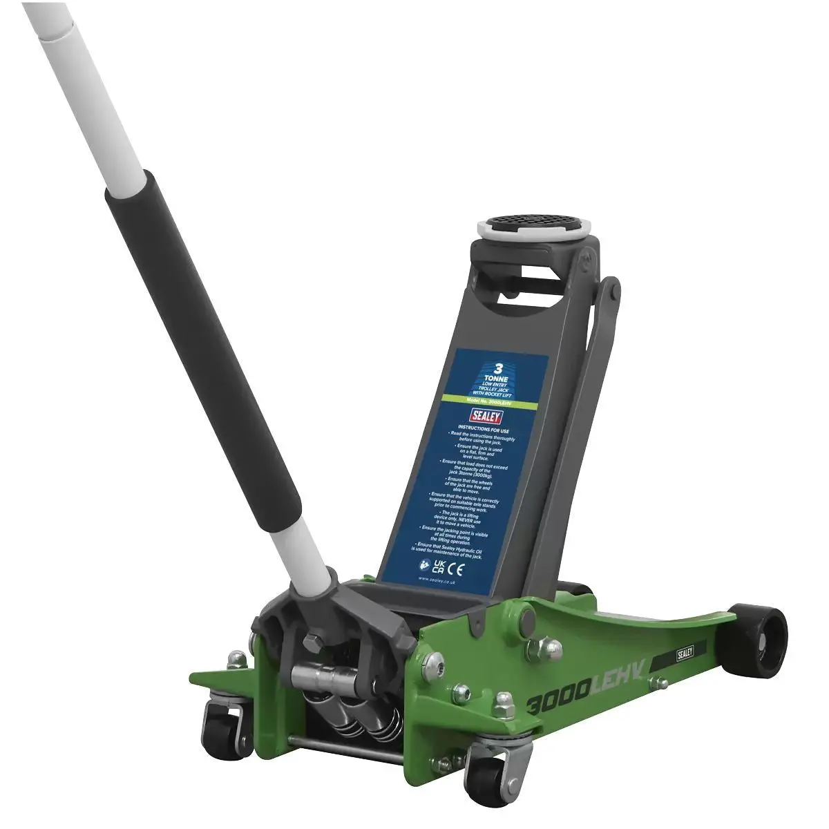 Sealey 3000Lehv Trolley Jack 3Tonne 1
